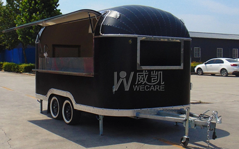 Wecare Snack Food Trailer Moving Dining Car Trailer Street Food Cart Foodtruck with EEC