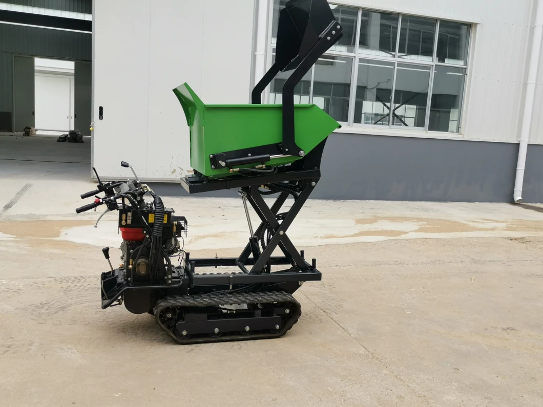 9HP 270cc Longxin Power with Large Shovel Can Lift Track 500kg Transport Vehicle