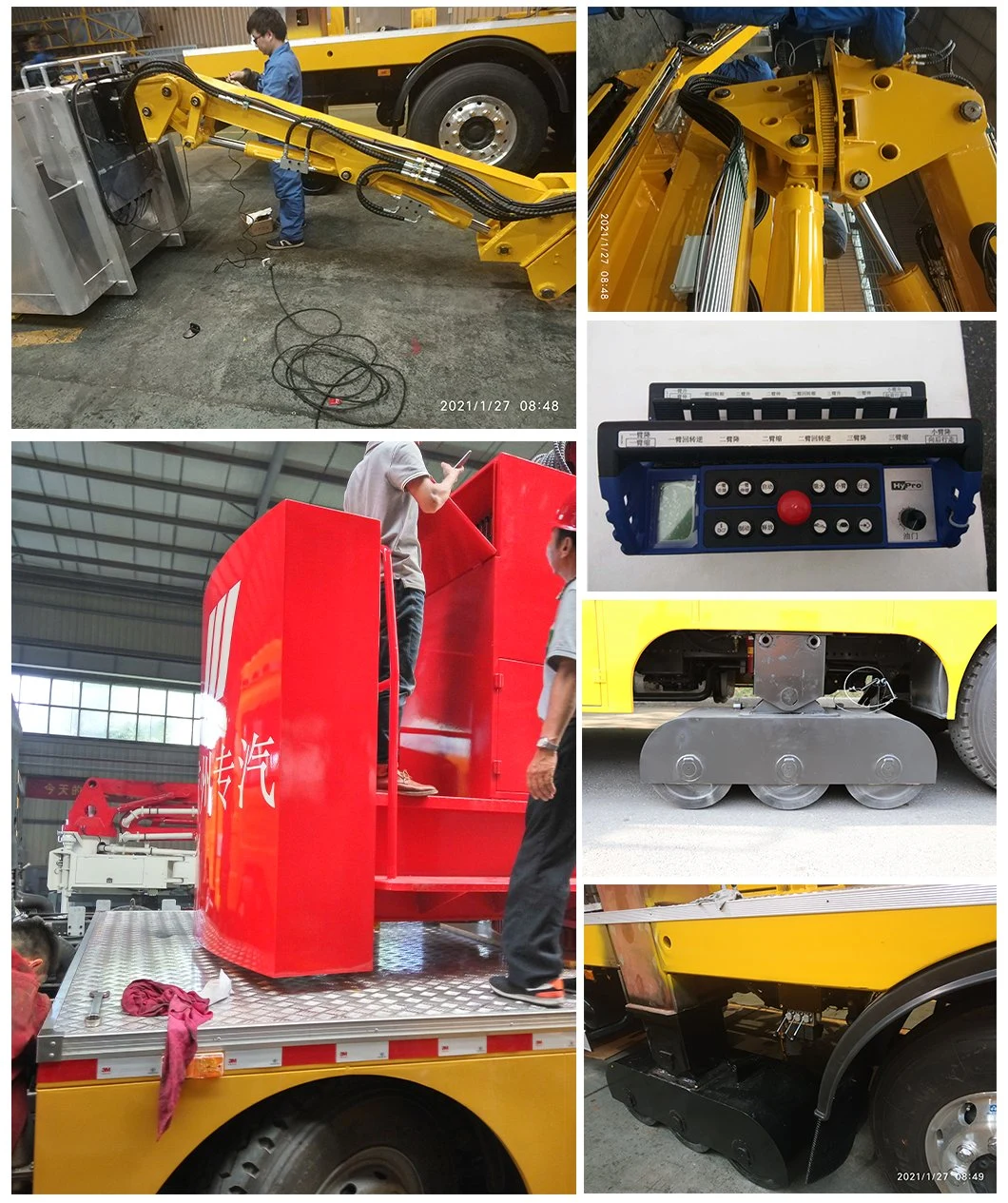 Bucket Type Lifelong CCC, ISO9001 Inspection Vehicle for Bridge Damage