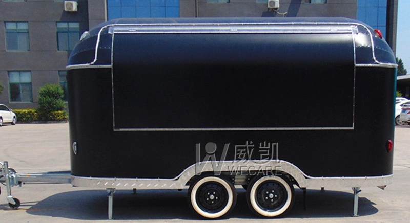 Wecare Snack Food Trailer Moving Dining Car Trailer Street Food Cart Foodtruck with EEC