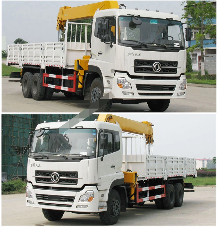 Dongfeng Straight Lifting 10-16 Ton Telescopic Knockle Boom Lorry Cargo Lifter 25/30/50/70/100/160ton Articulated Truck Crane Mobile Truck Mounted Crane Truck