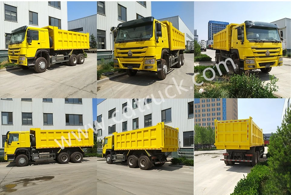 Heavy Duty Used Trucks New Sino Sinotruk HOWO Beiben Dongfeng Shacman Foton 6X4 Dumper Tipper Tipping Dump Truck