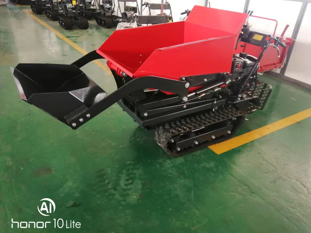 9HP 270cc Longxin Power with Large Shovel Can Lift Track 500kg Transport Vehicle