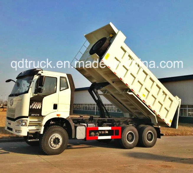 30 tons 390hp 6x4 heavy duty tipper earthmoving dump truck FAW