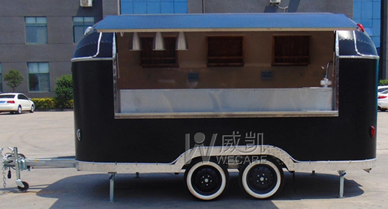 Wecare Snack Food Trailer Moving Dining Car Trailer Street Food Cart Foodtruck with EEC