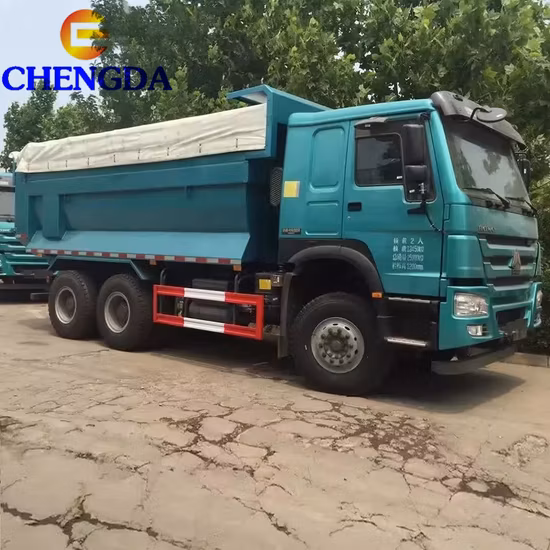 Sinotruk HOWO 덤프 트럭 371 HP HOWO 트럭 가격 20 M3 중고 덤프 트럭