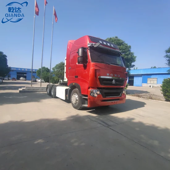 Sinotruk HOWO T7h CNG 트랙터 새로운 트랙터 CNG 트럭